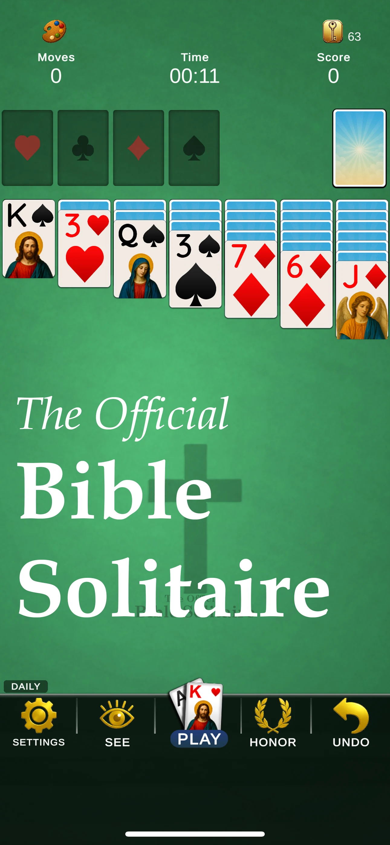 The Official Bible Solitaire® screenshot