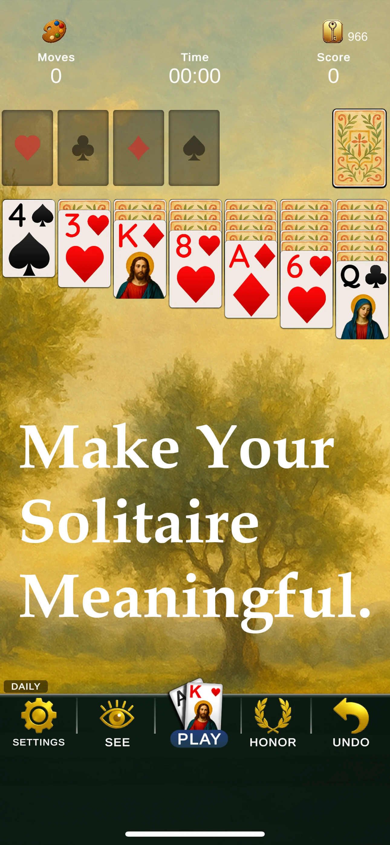 The Official Bible Solitaire® screenshot
