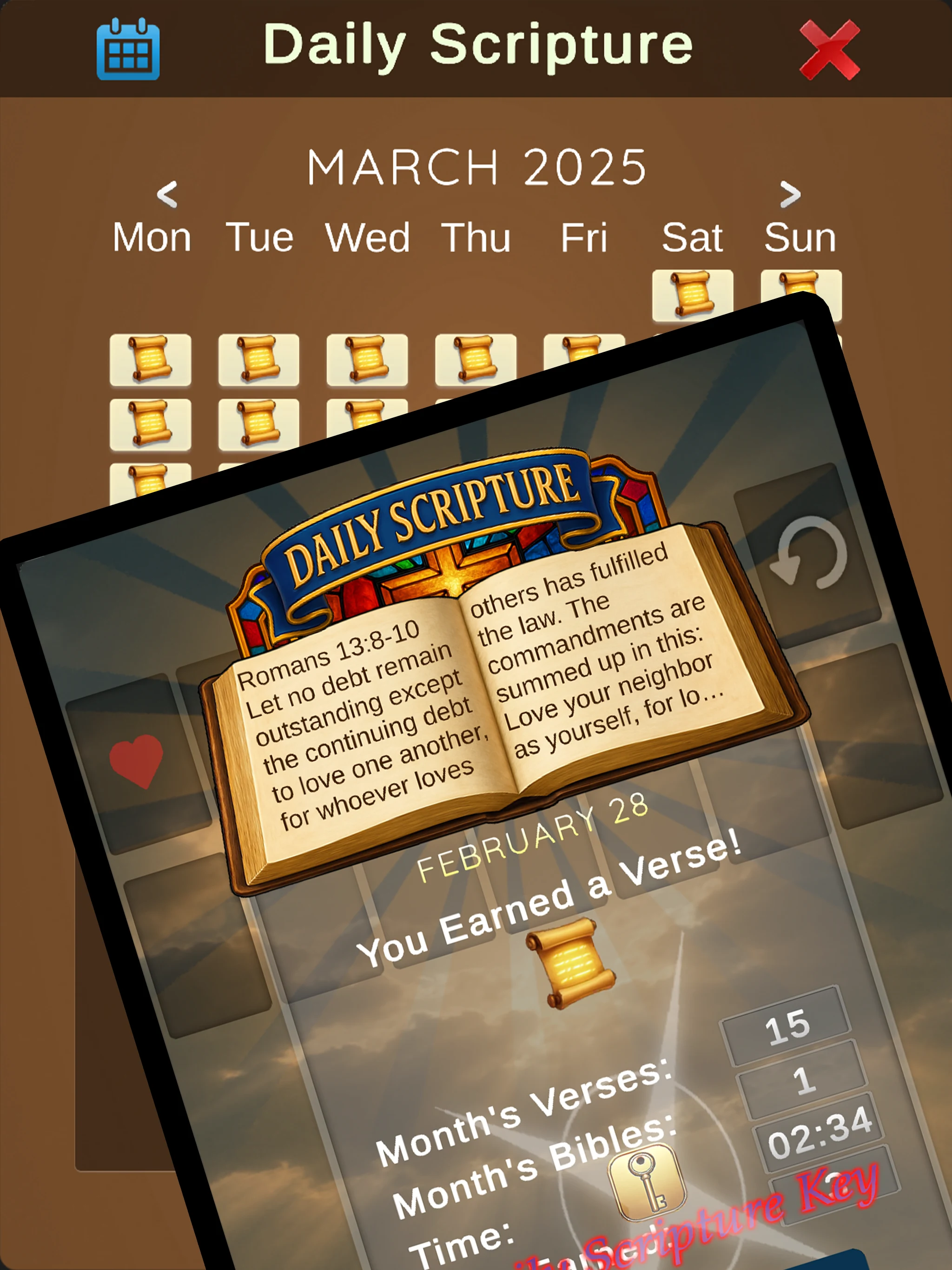 The Official Bible Solitaire® screenshot
