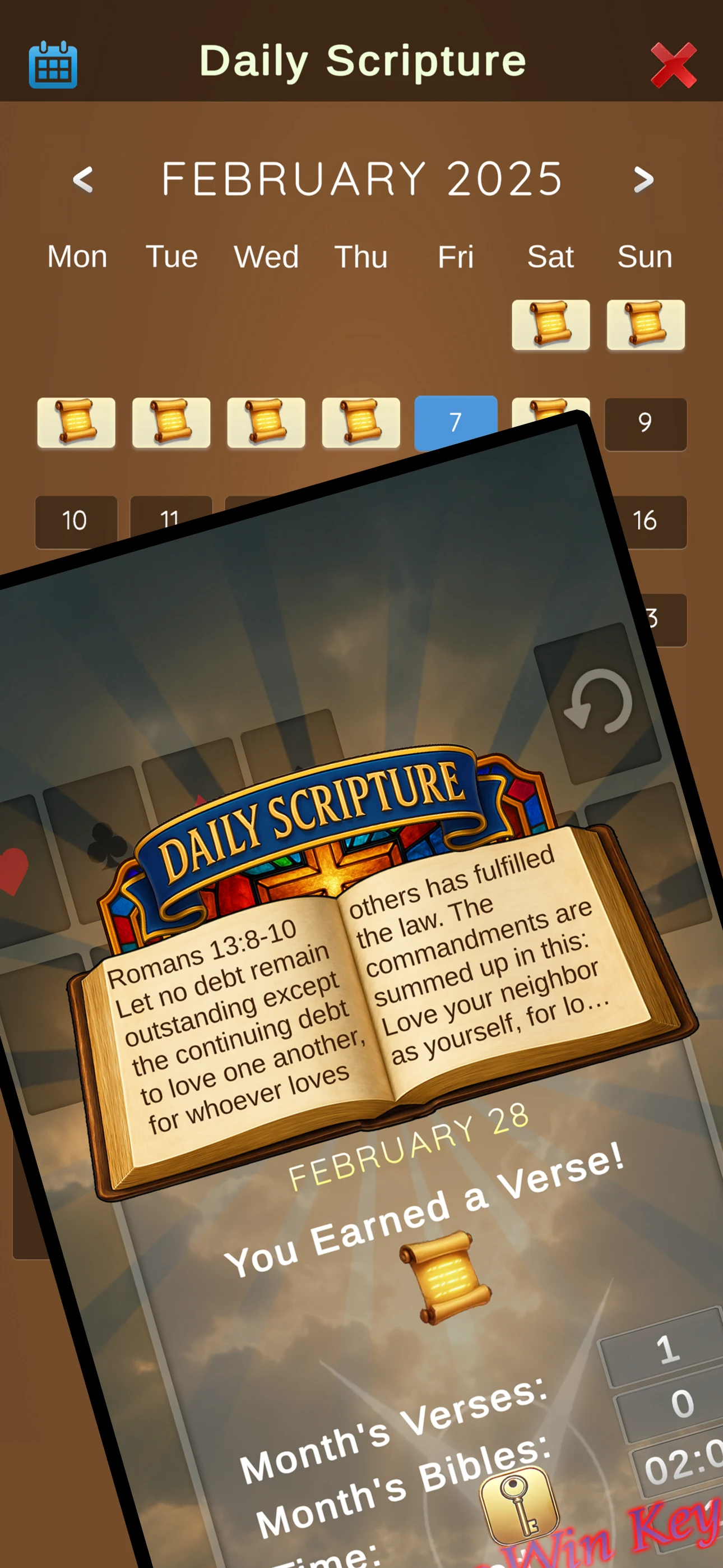 The Official Bible Solitaire® screenshot
